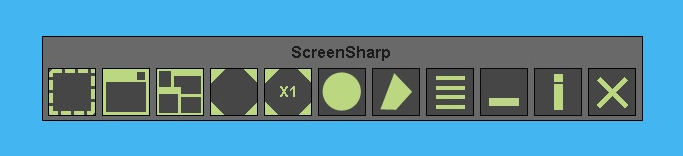ScreenSharp brugerflade