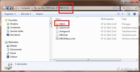 HBCD USB harddisk