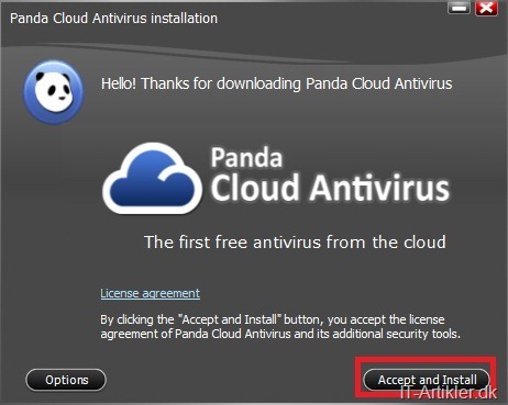 Install Panda Cloud Antivirus